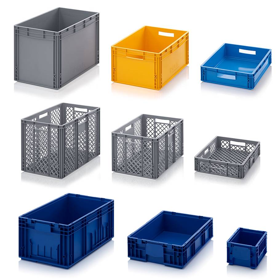 plastic boxes crates eurocontainers